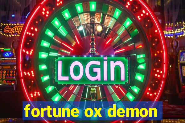 fortune ox demon